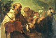 S. Antonio da Padova, S. Bernardo e il discepolo Mauro 
