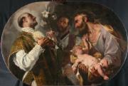 San Giuseppe col bambino e i santi Ignazio di Loyola e Vincenzo Ferrer 