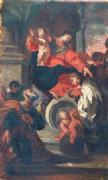 Madonna col bambino, S. Luigi Gonzaga e altri santi (